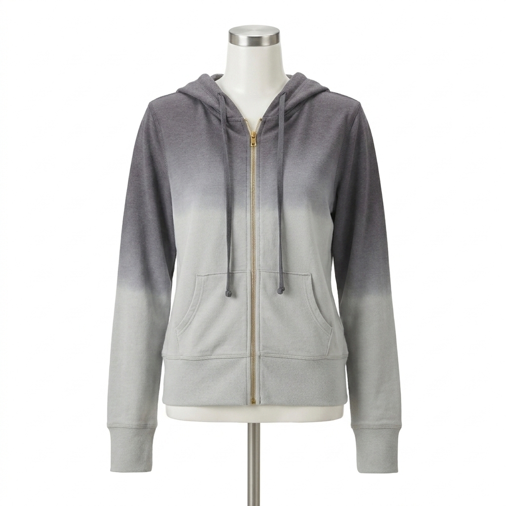 NEW SUNDAYS perry hoodie in smoke dip dye